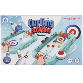 Curling ve Bowling Oyun Seti Çocuklar İçin Eğlenceli Zeka Geliştirici Set