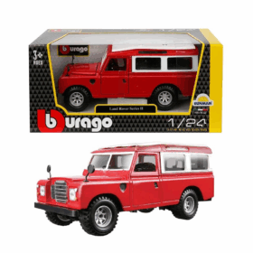 Burago 1/24 Land Rover II Kırmızı Model Araç Koleksiyonu