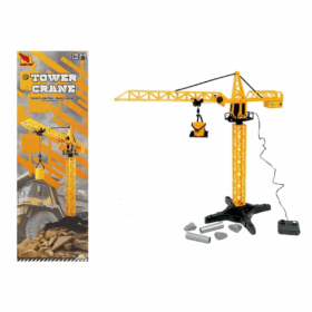 360 Derece Dönen Kumandalı Vinç Eğitici ve Eğlenceli İnteraktif Oyun Seti