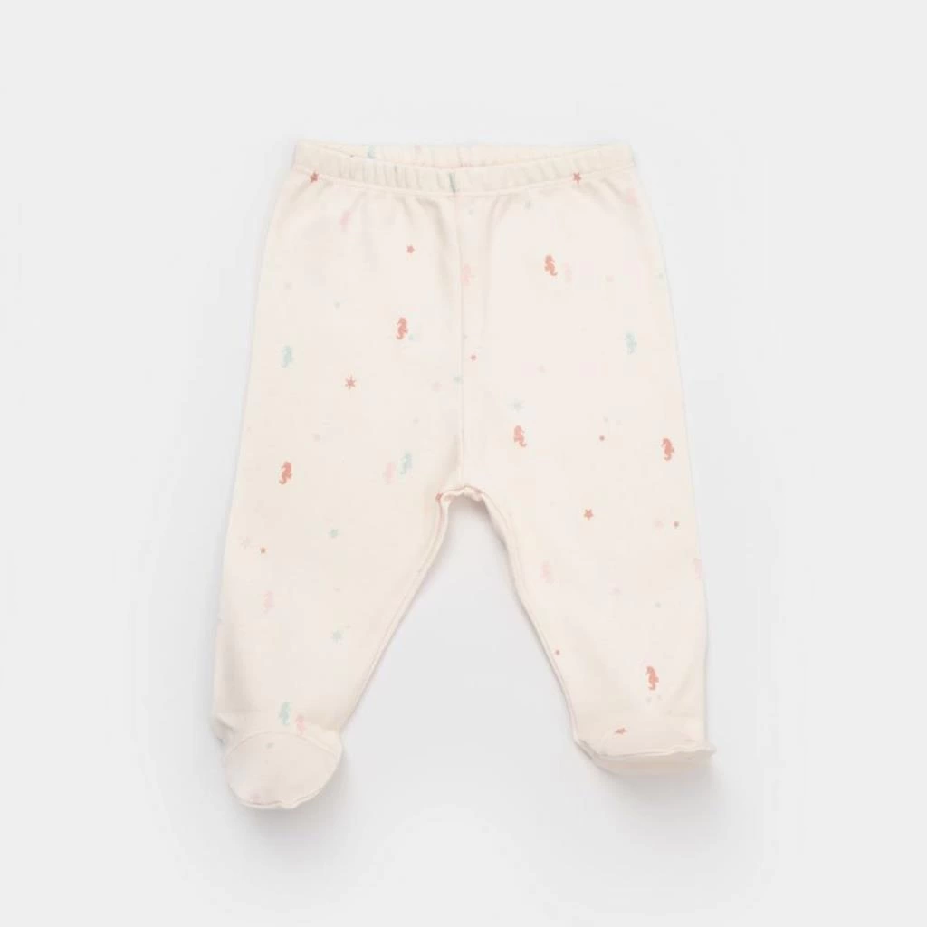 Denizatı Temalı Bej-Mint Renkli 5’Li Yeni Doğan Hastane Seti - Görsel 5