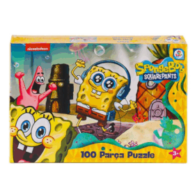 Çocuk SB0049 Spongebob 100 Parça Puzzle -Laçokids