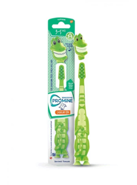 Sensodyne Promine Kids Yumuşak Diş Fırçası 3-5 Yaş Timsah