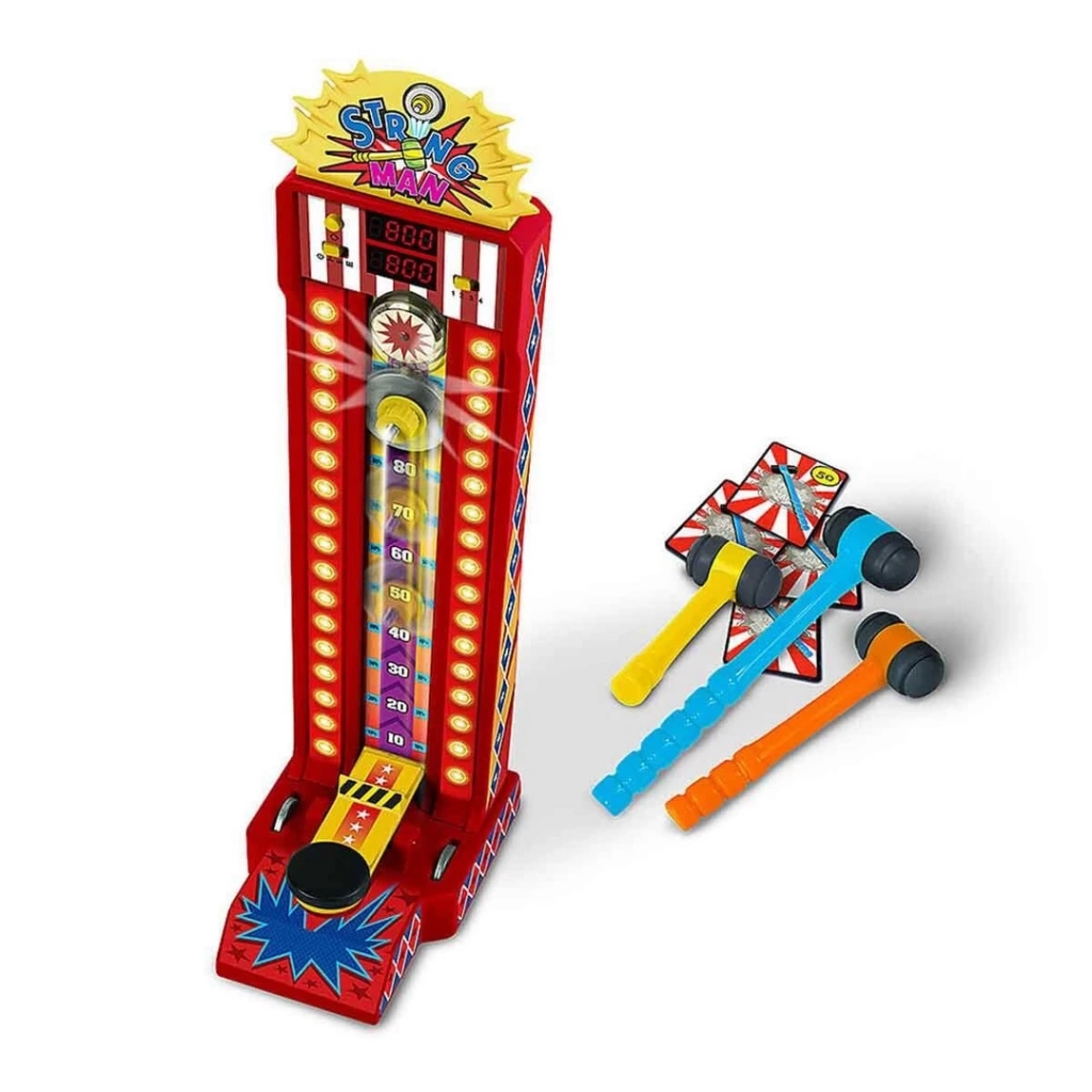 Eğitici Çocuk Sesli Elektronik Arcade Strongman Oyunu - Görsel 2