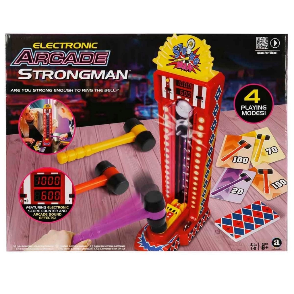 Eğitici Çocuk Sesli Elektronik Arcade Strongman Oyunu - Görsel 4