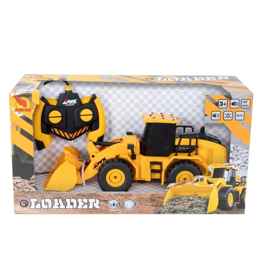 Sesli Işıklı Kepçe 32 cm Çocuk İçin İnşaat Araç Oyuncağı - Görsel 2