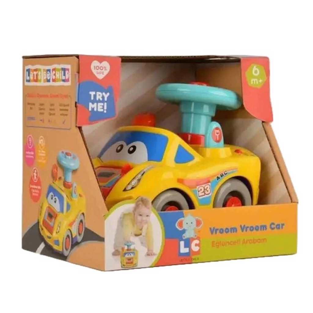 Sesli Müzikli ve Işıklı Çok Fonksiyonlu Eğlenceli Arabam - Görsel 2