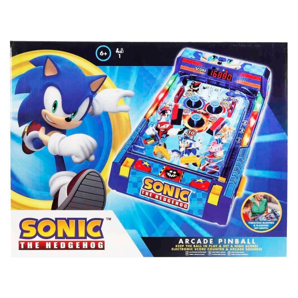 Eğitici Çocuk Sesli ve Işıklı Sonic Masaüstü Arcade Pinball - Görsel 2