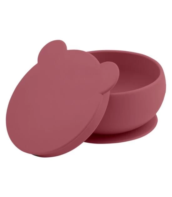 Silikon Kapaklı Kase Velvet Rose Bebek Mama Saklama Kabı BPA’sız - Görsel 2