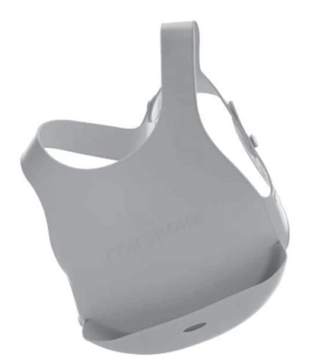 Çocuk Silikon Mama Önlüğü Powder Grey