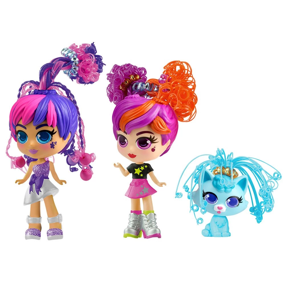 Silverlit Curli Girls Bebek ve Hayvan 3'lü Set - Görsel 2