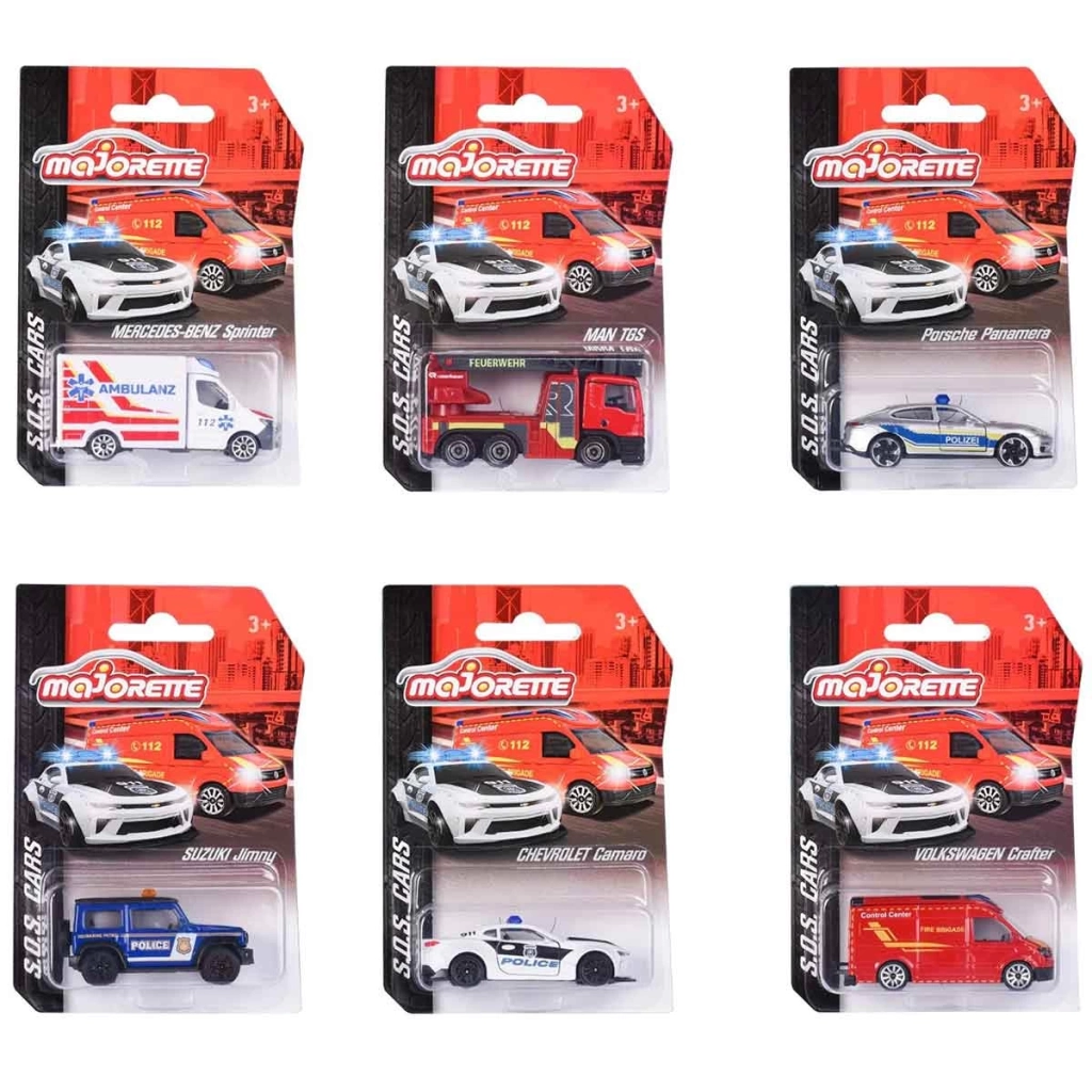 Simba Majorette SOS Kurtarma Araçları 7,5 cm 212057181038 - Görsel 5