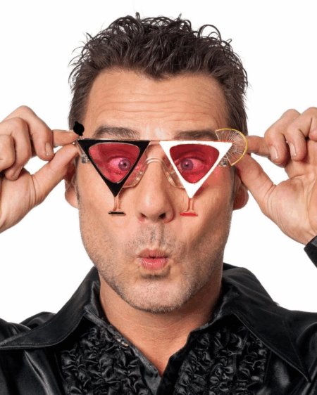 Siyah Beyaz Renk Eğlenceli Parti Gözlüğü Çocuk ve Yetişkin İçin Kostüm Aksesuarı