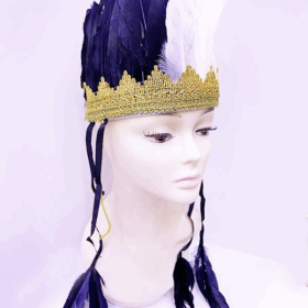 Tüylü Kızılderili Başlığı – Etkileyici ve Eğlenceli Tasarım