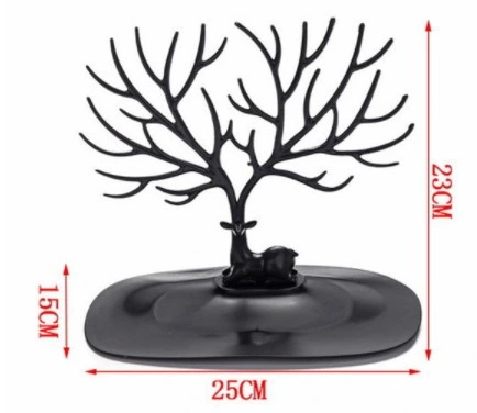 Eğitici Oyuncak Siyah Geyik Tasarımlı Takı Mücevher Standı - Görsel 2