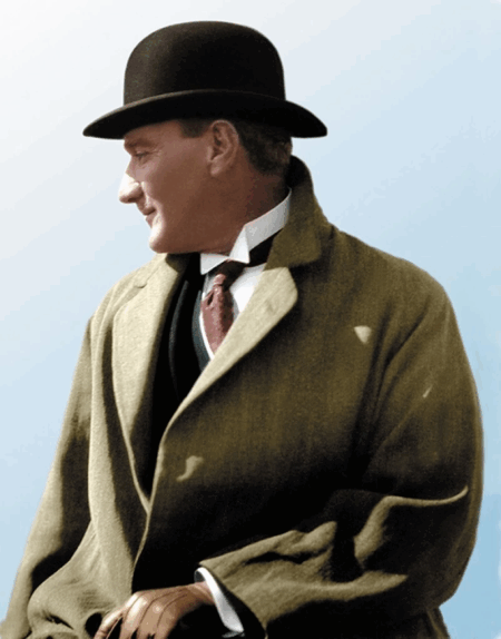 Çocuk Siyah Renk Atatürk Şapkası
