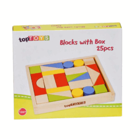 Çocuk SKC-1016 Kasalı Blok 25 Parça -Chiva
