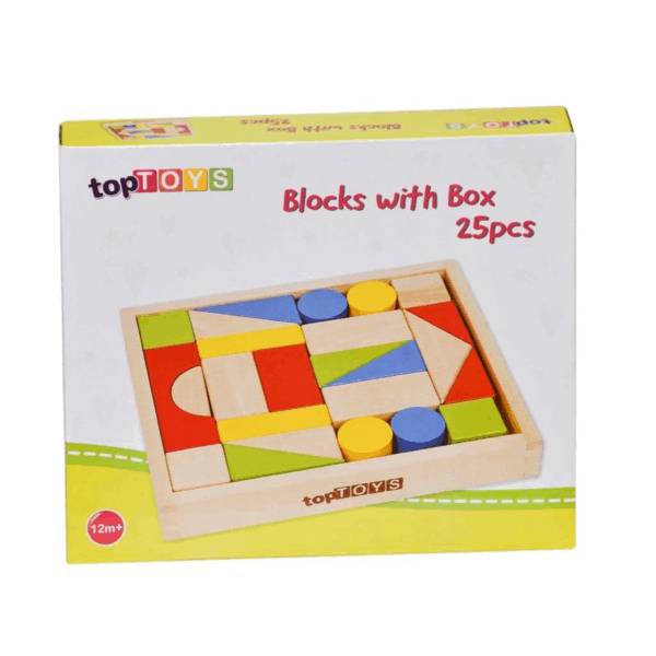 Çocuk SKC-1016 Kasalı Blok 25 Parça -Chiva