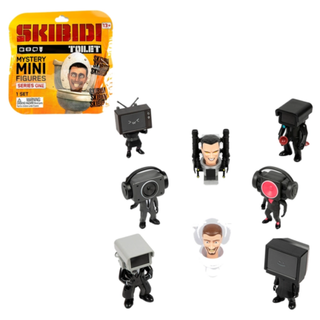 Skibidi Toilet Mini Sürpriz Figür Eğitici ve Eğlenceli Çocuklar İçin Mini Klozet Figür Seti