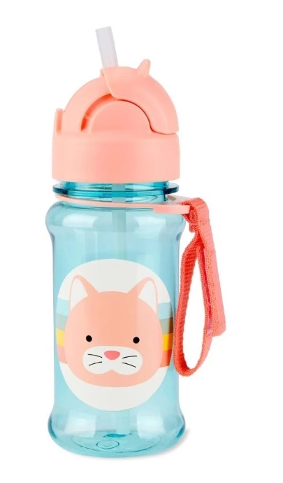 Eğitici Oyuncak Skip Hop Pipetli Tritan Suluk Kedi - Görsel 2