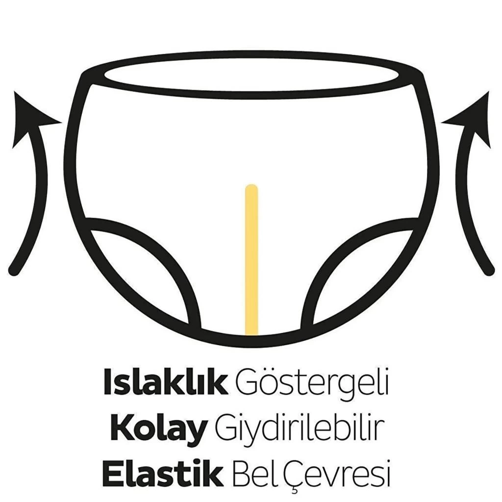 Çocuk Sleepy Bio Natural Bebek Bezi Gross Paket 5 Beden 100 Adet - Görsel 3