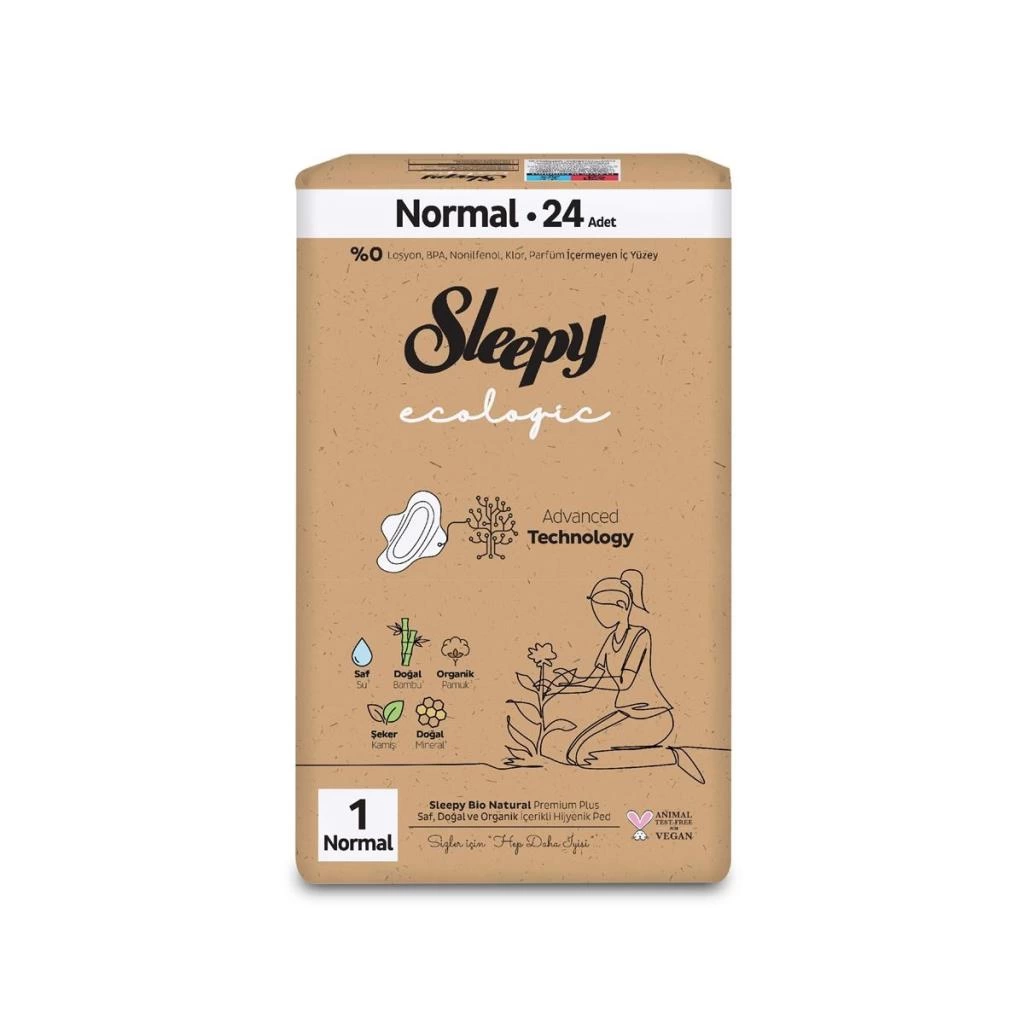 Sleepy Ecologic Premium Plus Normal Ped 24 Adet - Görsel 2