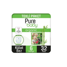SleepyPureBabyOrganikKülotBezJumbo6Beden15-27Kg32Adet
