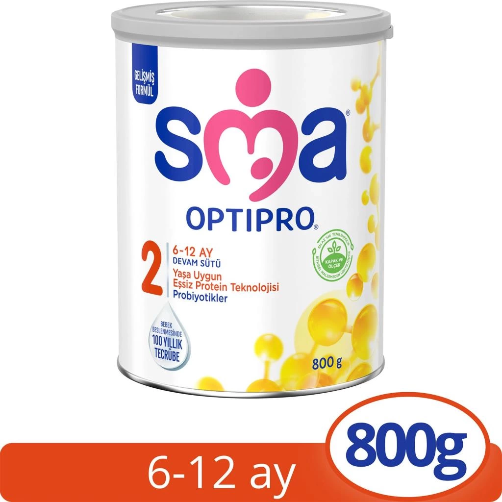 Çocuk SMA Optipro Probiyotik 2 Bebek Devam Sütü 6-12 Ay 400 Gr - Görsel 2