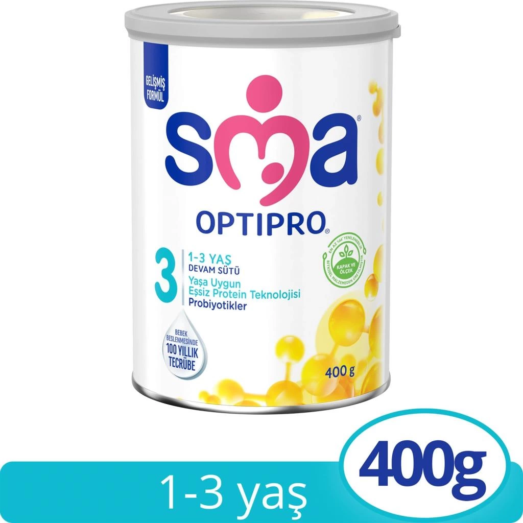 Çocuk SMA Optipro Probiyotik 3 Bebek Devam Sütü 1-3 Yaş 400 Gr - Görsel 2