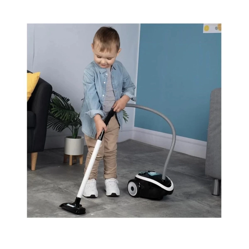 Çocuk Eğitici Oyuncak Elektrikli Süpürge – Sesli ve Gerçekçi Temizlik Seti - Görsel 4