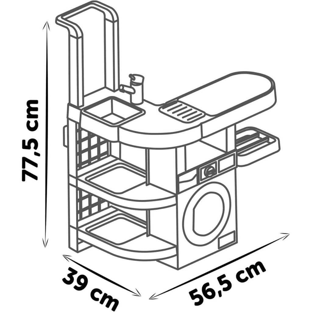 Çocuk Smoby Rowenta Çamaşır Odası - Görsel 3