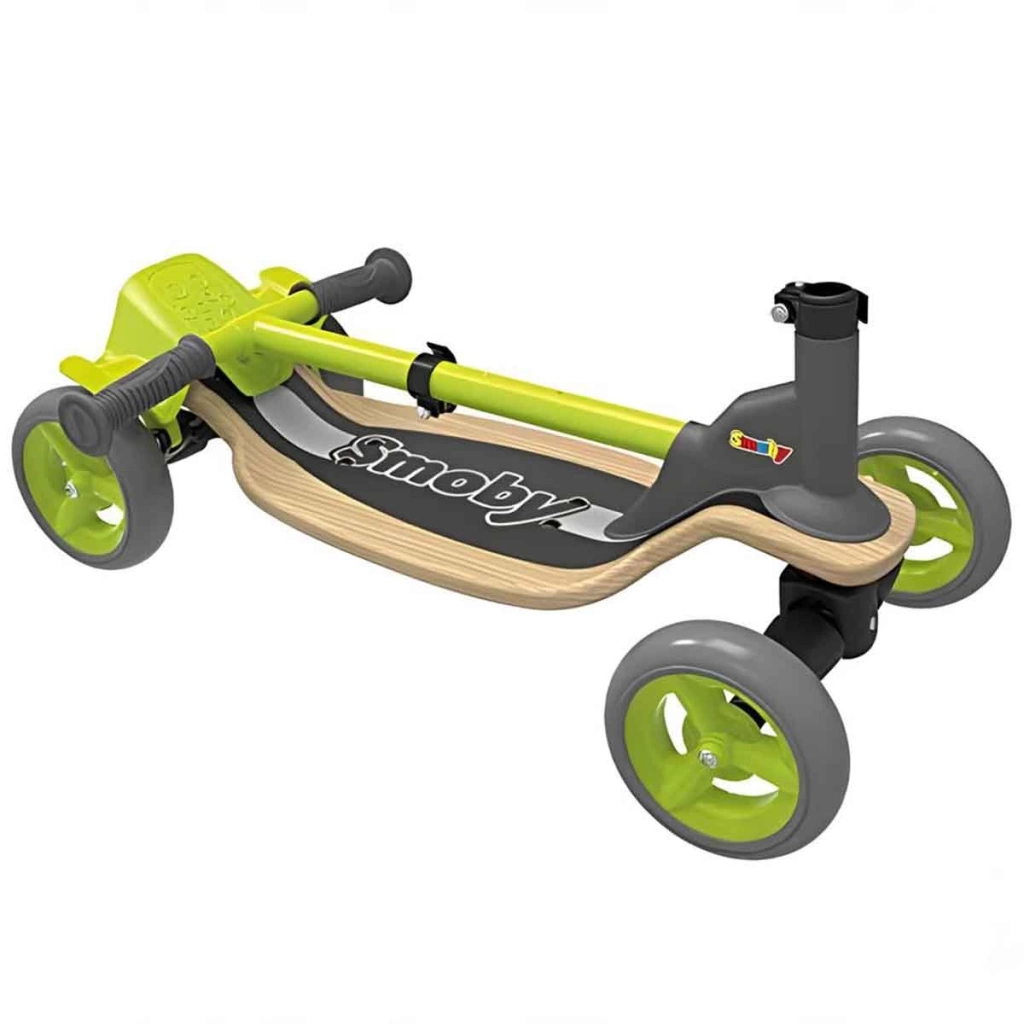 Çocuk Smoby S-Cruiser Ahşap 4 Tekerlekli Scooter 7600750700 - Görsel 3