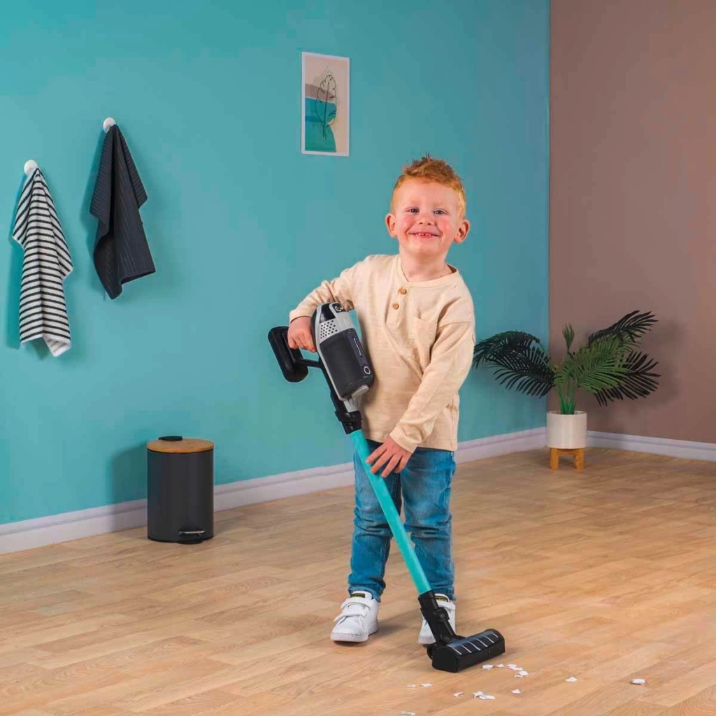 Çocuk Sesli ve Işıklı Oyuncak Dikey Süpürge – Gerçekçi Temizlik Deneyimi 78CM - Görsel 5