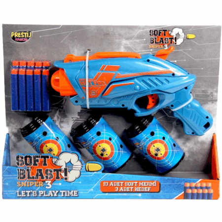Çocuk Sniper 3 Soft Blast Dart Atan Oyuncak