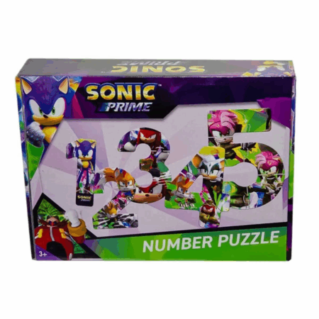 Çocuk Sonic Numara Puzzle