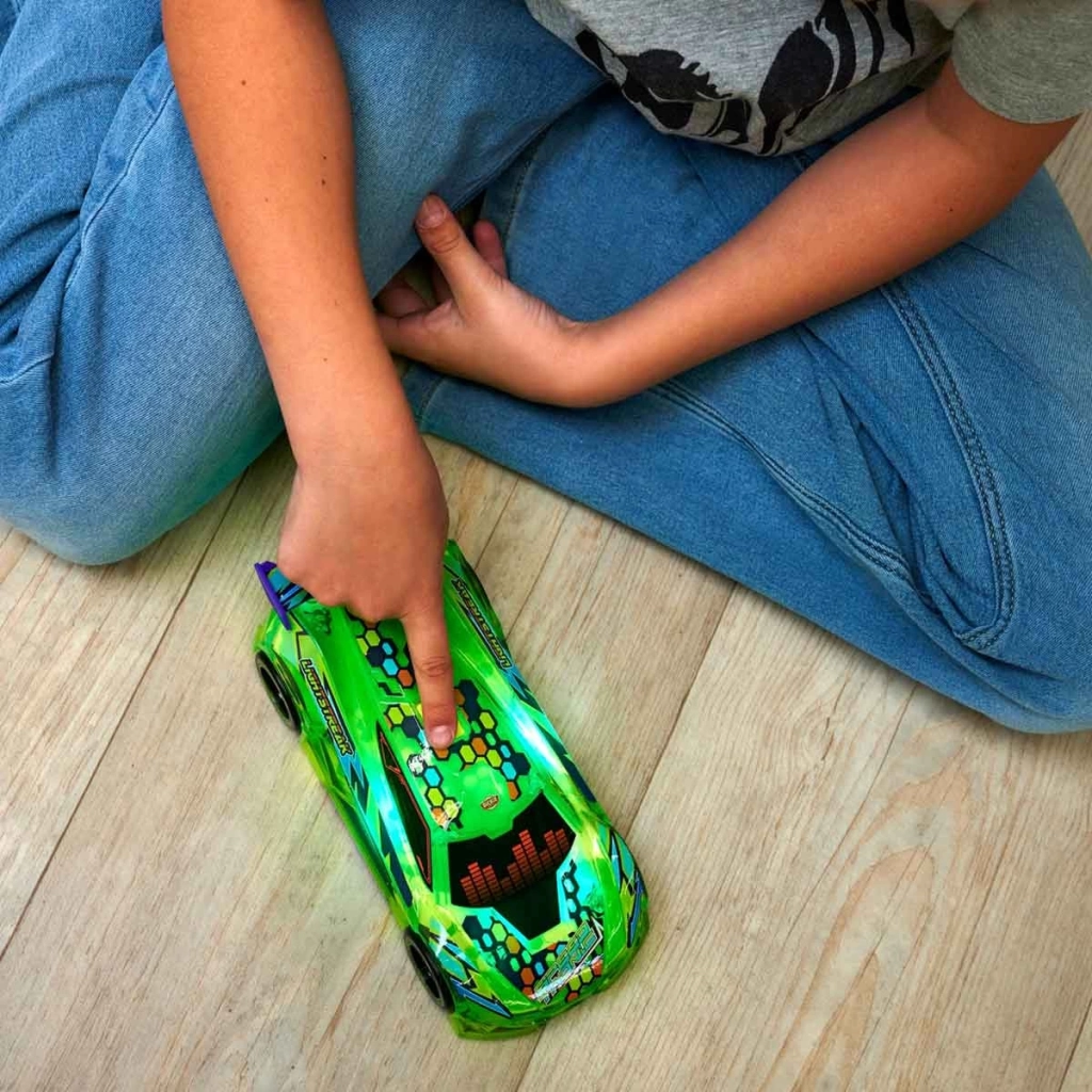 Speed Tronic Sürtmeli Işıklı Sesli Yarış Arabası - Görsel 5