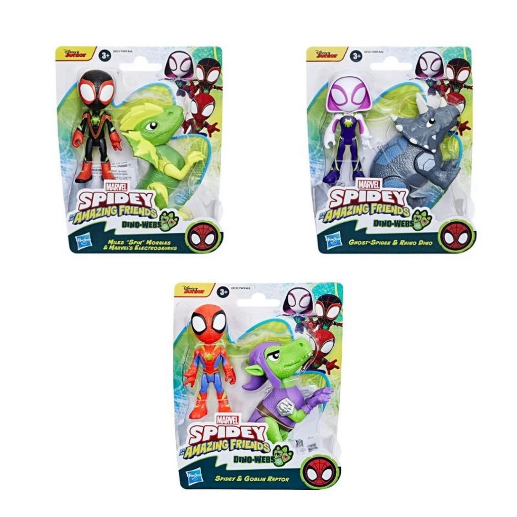 Spider-Man Hero Dino Webs Figür Aksiyon Figürü Eğlenceli Macera Seti - Görsel 2