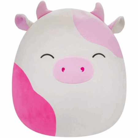 Çocuk Squishmallows Pembe İnek Caedyn 40 cm