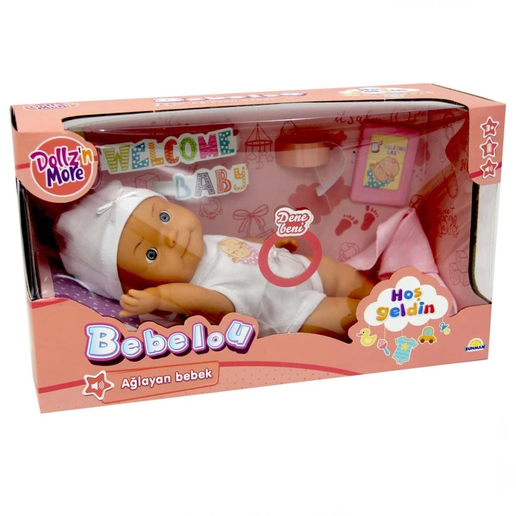 Çocuk Sunman Bebelou Hoşgeldin Ağlayan Bebek - Görsel 5