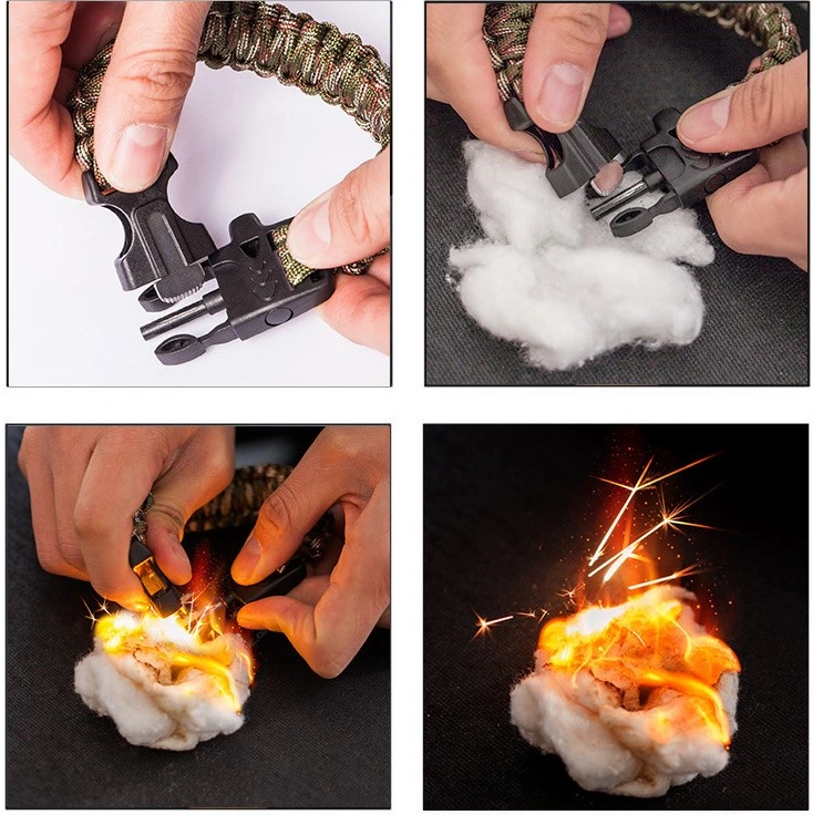 Eğitici Oyuncak Survival Kamp Bileklik Düdük Çok Amaçlı - Görsel 3