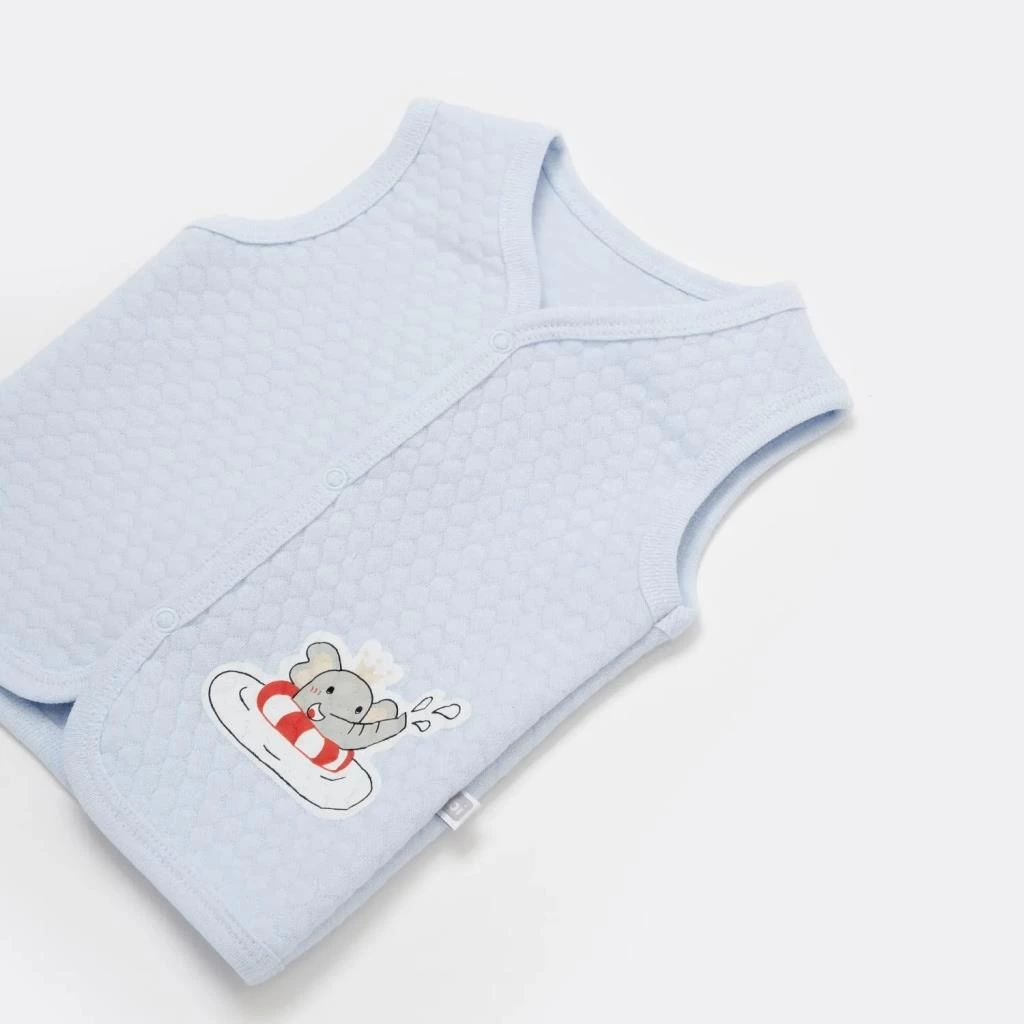 Çocuk Swimming Elephant Kapitone Yelek 61477 Mavi - Görsel 3