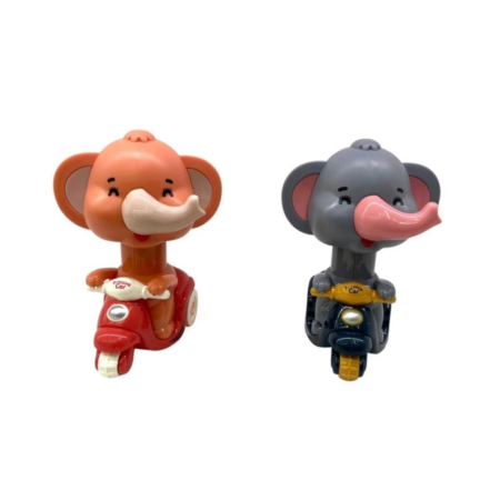 Eğitici Oyuncak  SY014A-Vardem Bas Git Motorcu Fil