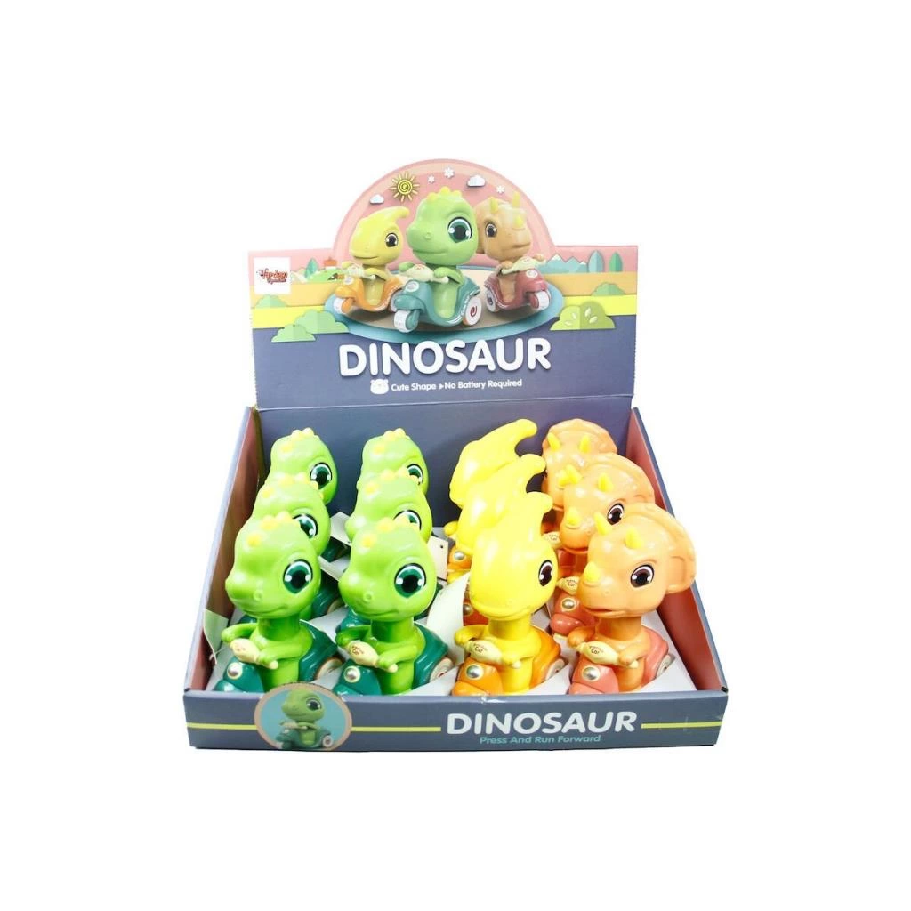 Eğitici Oyuncak SY019A-Vardem Bas Git Motorcu Dinozor - Görsel 4
