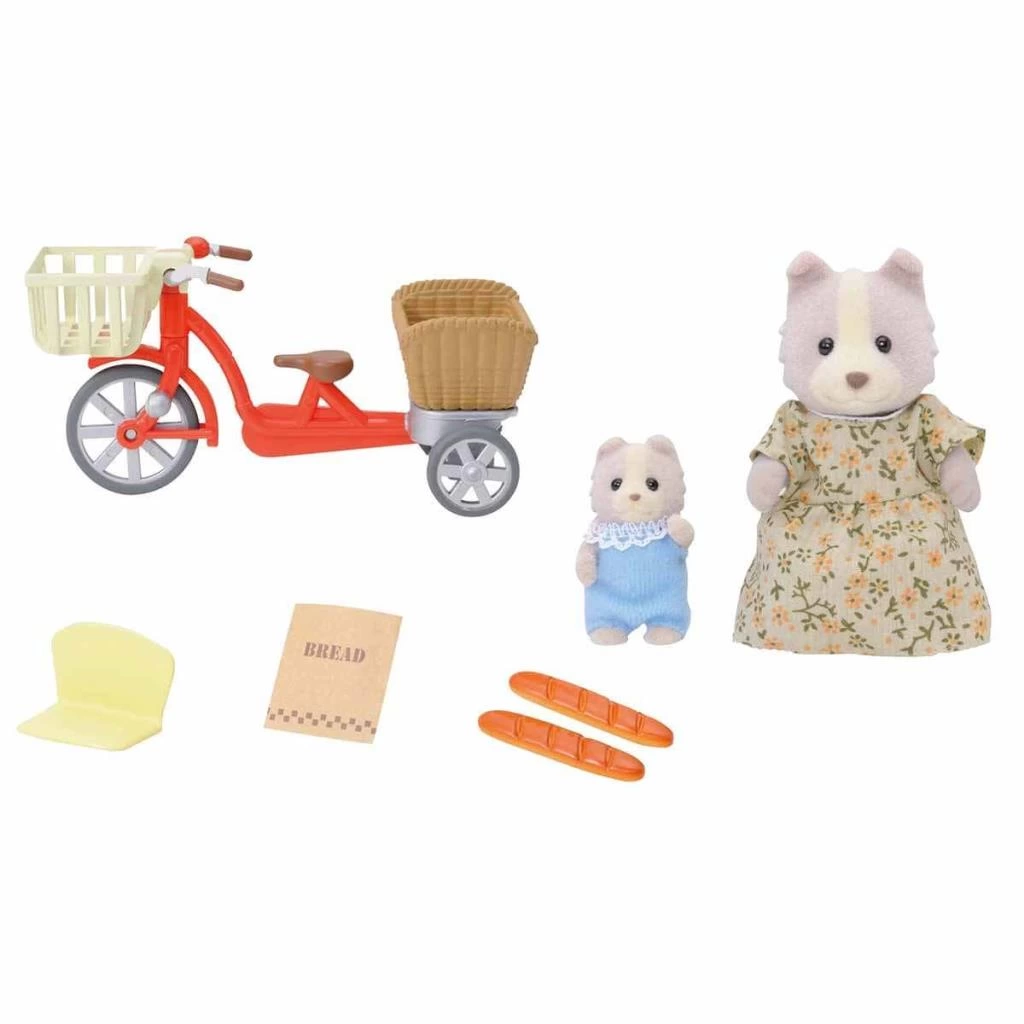 Sylvanian Families Köpek Ailesi Bisiklet Seti 4281 - Görsel 2