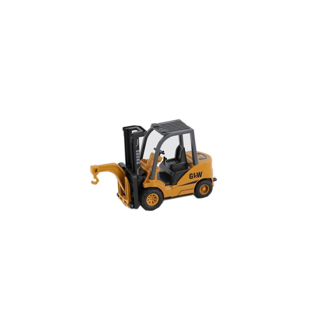 Çocuk Eğitici Gelişim SZT-9967 Sürtmeli Metal İnşaat Aracı Forklift - Görsel 3