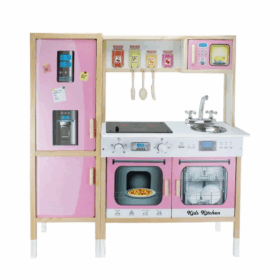 T1013AhşapBuzdolaplıMutfakPembe-OkutanHobi