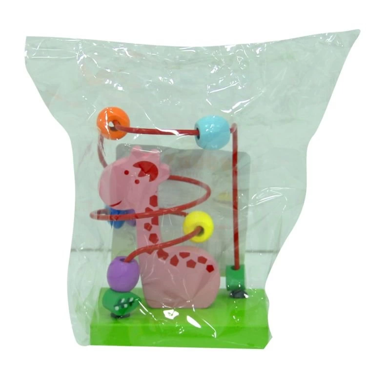 Çocuk Tahta Boncuk Oyunu Zürafa Figürlü - Görsel 2