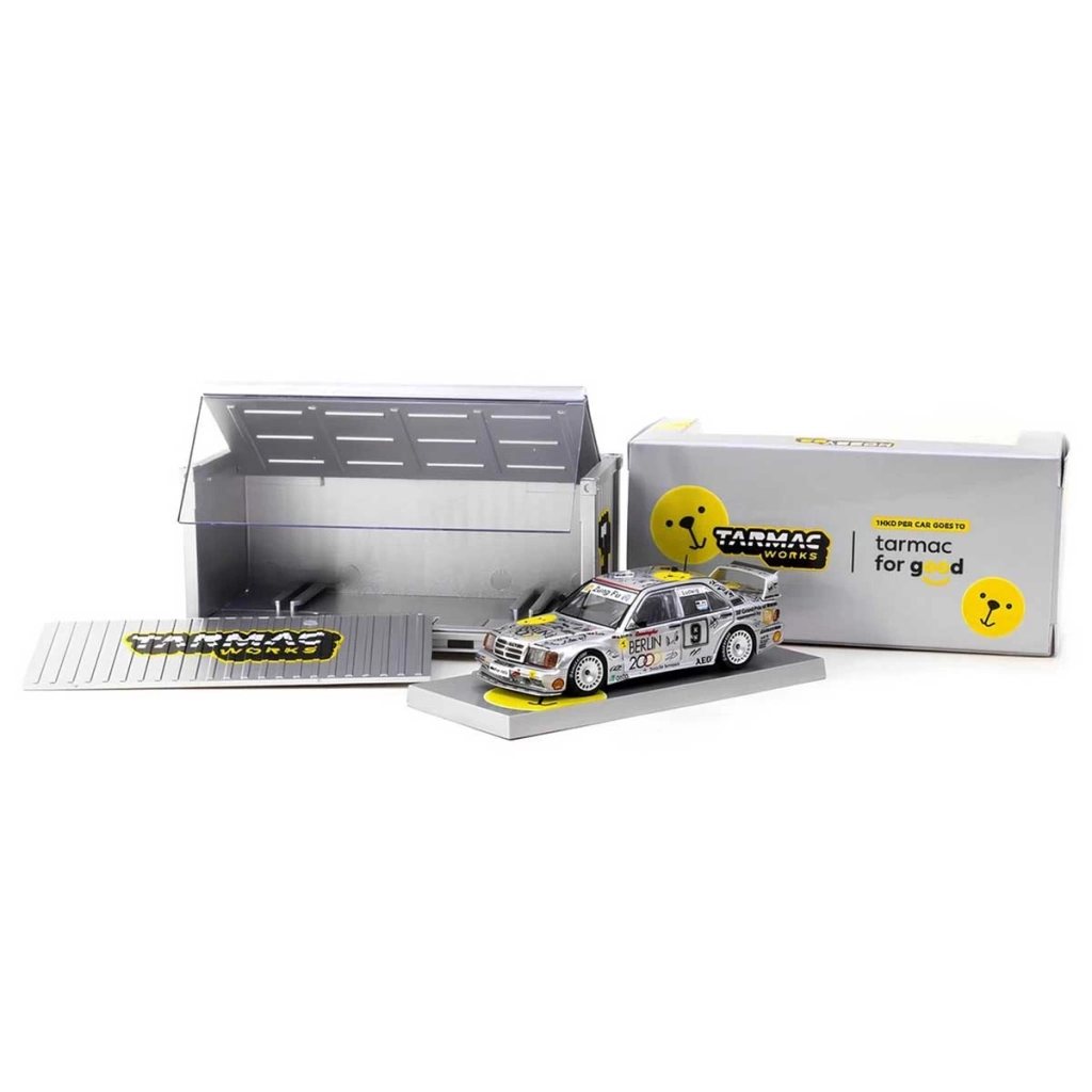 Tarmac Works 1:64 1992 Mercedes-Benz 190 E 2.5-16 Evolution II Macau Guia Race - Görsel 4