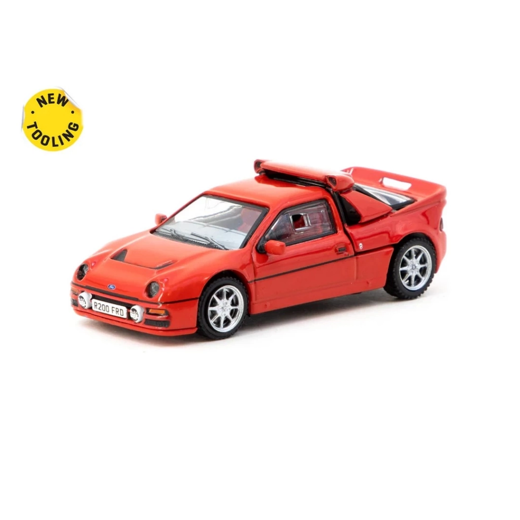 Çocuk Eğitici Gelişim Tarmac Works 1/64 Ford RS200 Red - Görsel 5