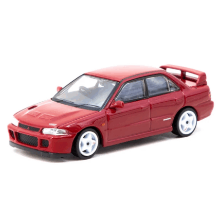 Çocuk Gelişim 1/64 Mitsubishi Lancer GSR Evolution II Red Tarmac Works Araba Modeli