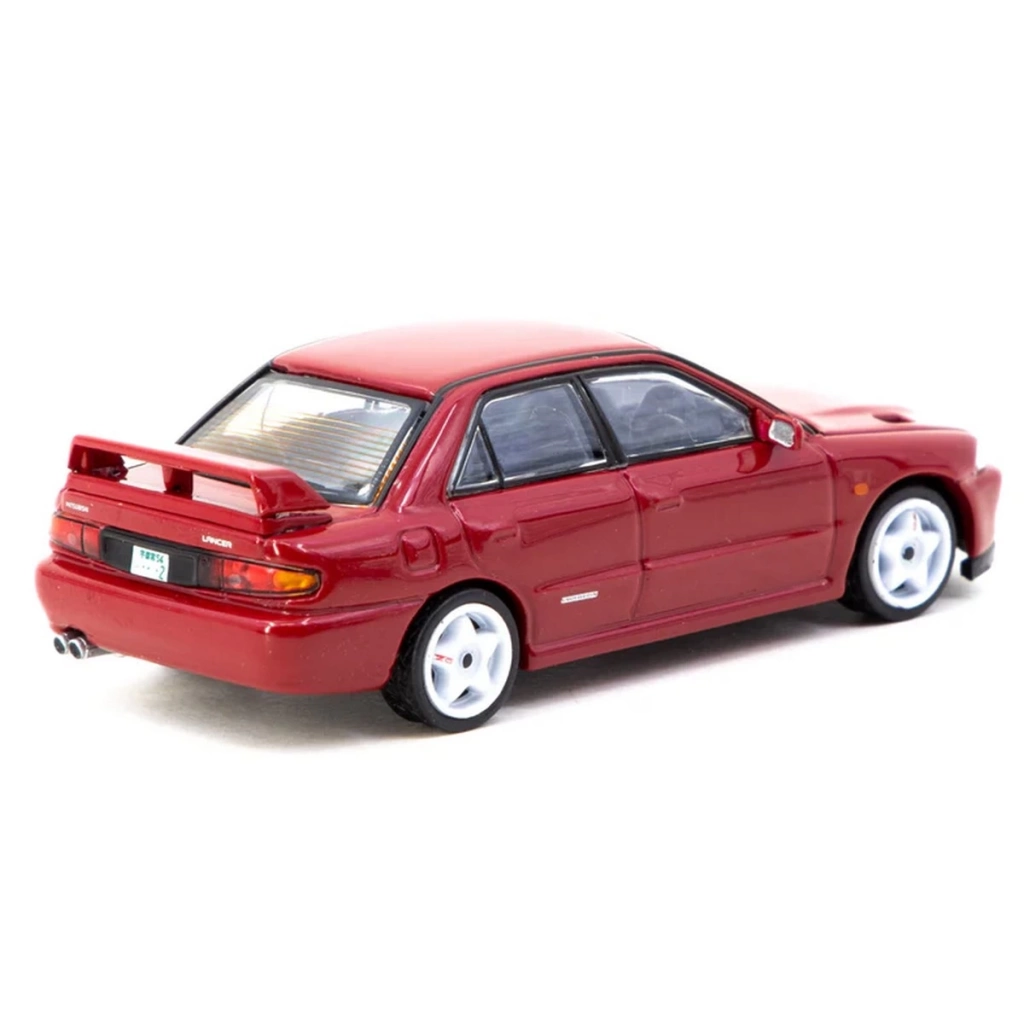 Çocuk Gelişim 1/64 Mitsubishi Lancer GSR Evolution II Red Tarmac Works Araba Modeli - Görsel 2